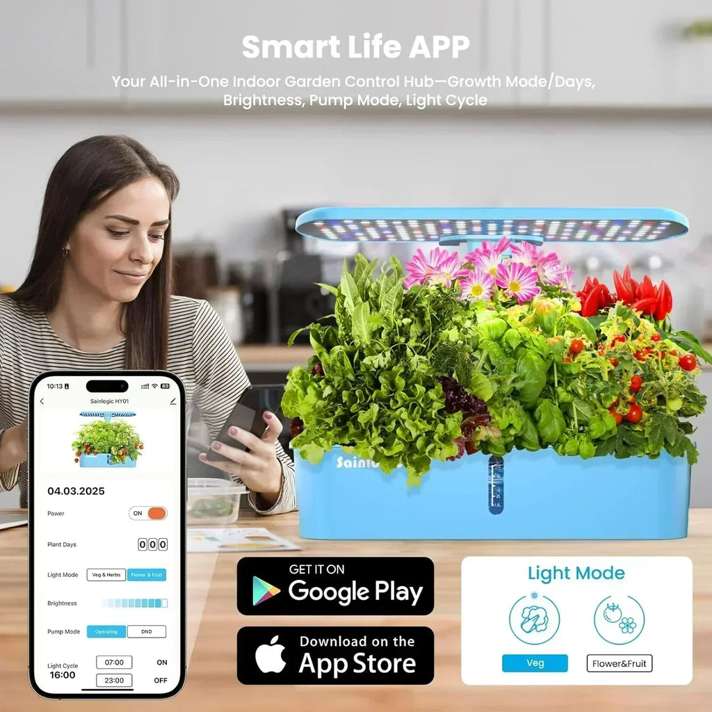 hydroponic-planting-system-kit-12-watering-planters-smart-indoor-garden-with-app