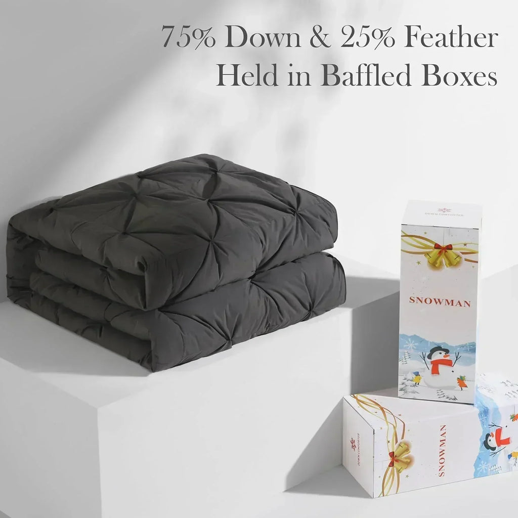 Premium Down Comforter 3D Baffle Box Design