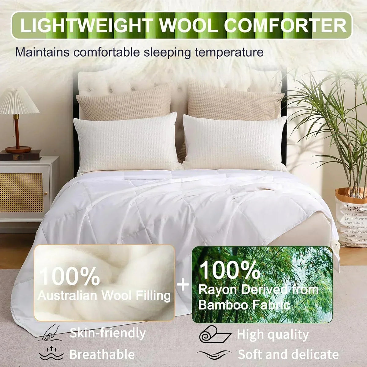 Breathable Thin Comforter Duvet Insert