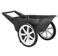 Commercial Big Wheel Cart, 200 Pound Capacity, Black