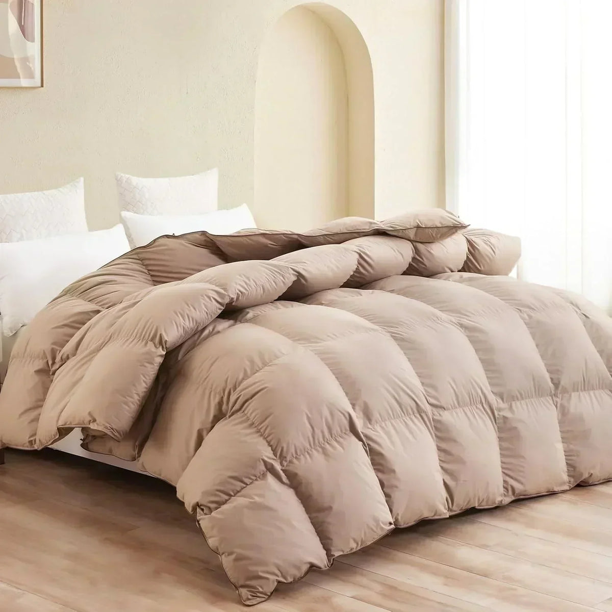 Premium Down Comforter 3D Baffle Box Design