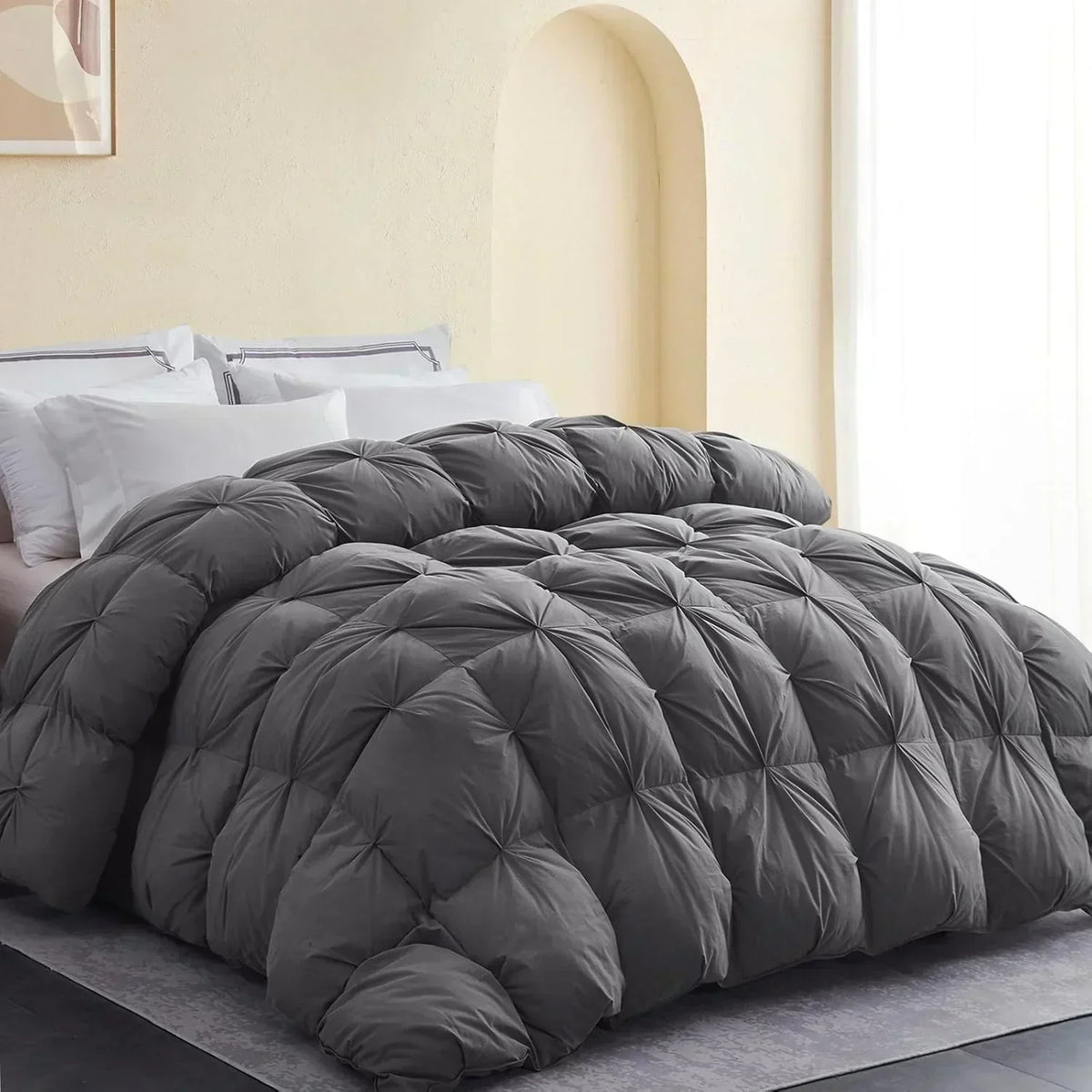 Premium Down Comforter 3D Baffle Box Design