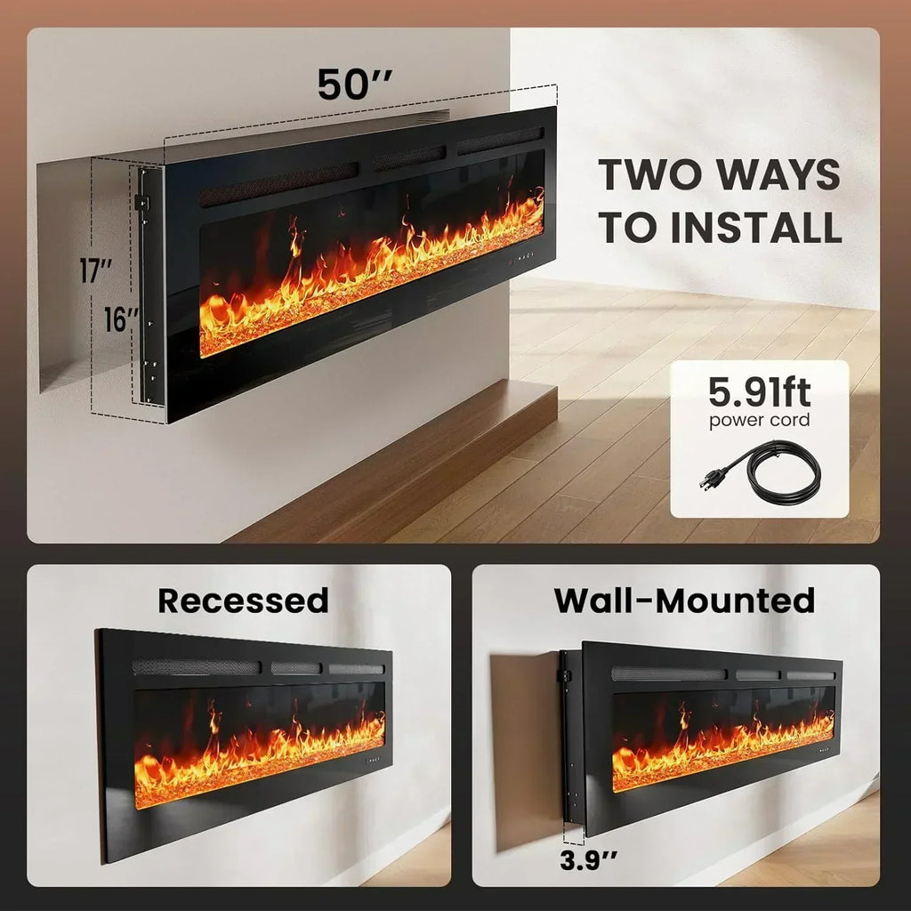 50-smart-electric-fireplace-5300-btu-heat-output-wall-mount-built-in-electric-fireplace