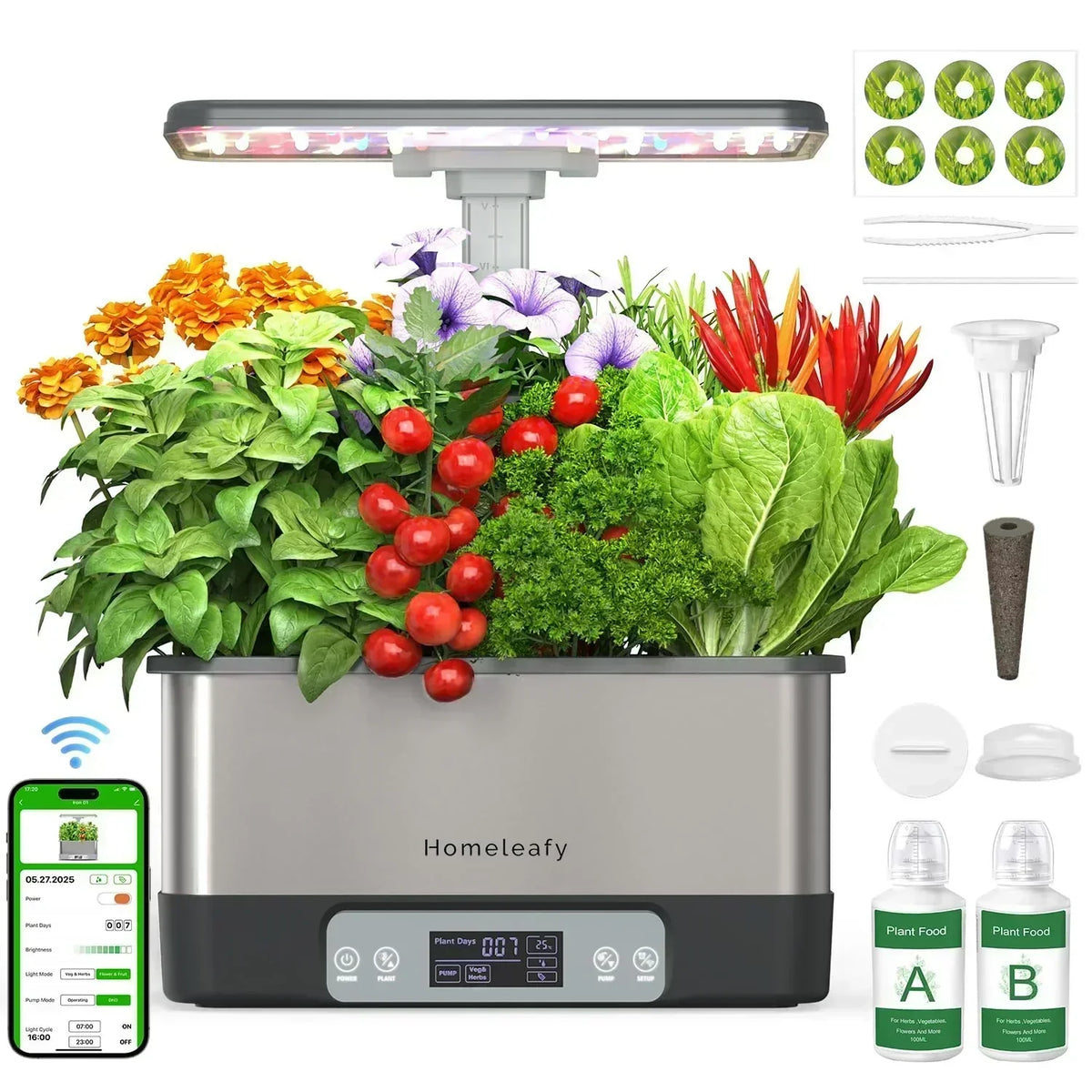 hydroponic-grow-system-kit-8-smart-indoor-herb-gardens-with-wifi-app-control-seed-pod-kit