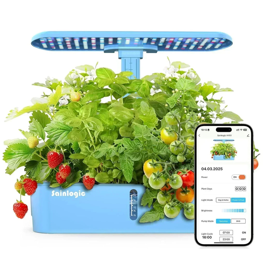 hydroponic-planting-system-kit-12-watering-planters-smart-indoor-garden-with-app